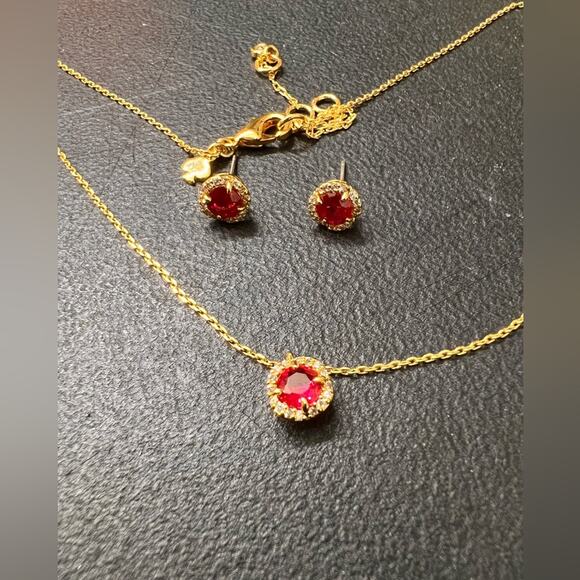 S015 New Kate Spade That Sparkle Earrings and Necklace - Picture 1 of 4